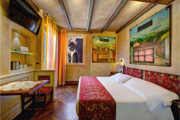 Deluxe Doppelzimmer mit Terrasse  Art Hotel Commercianti in Bologna