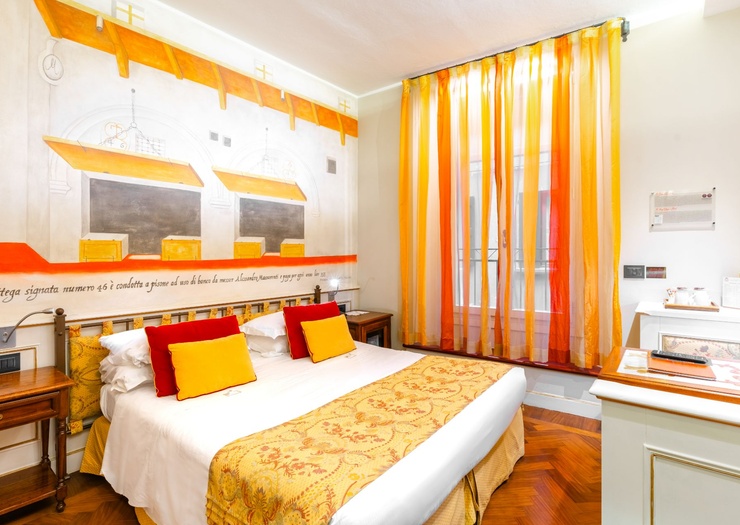 Klassisches Doppelzimmer Art Hotel Commercianti Bologna Klassisches Doppelzimmer Art Hotel Commercianti Bologna