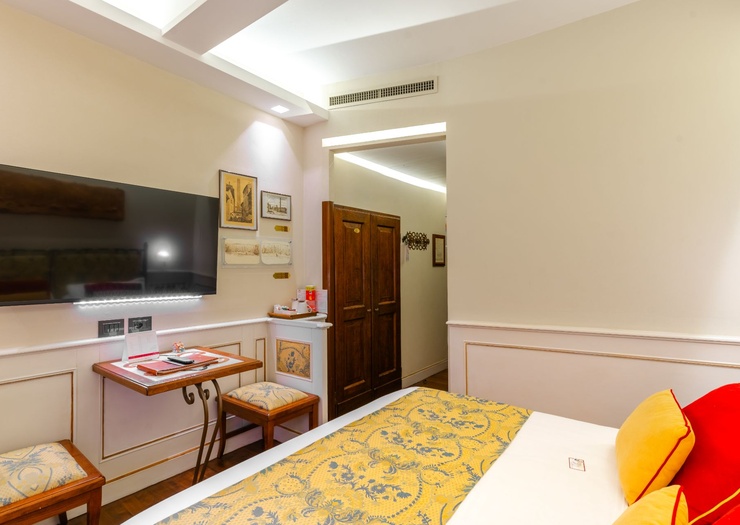 Klassisches Doppelzimmer Art Hotel Commercianti Bologna Klassisches Doppelzimmer Art Hotel Commercianti Bologna