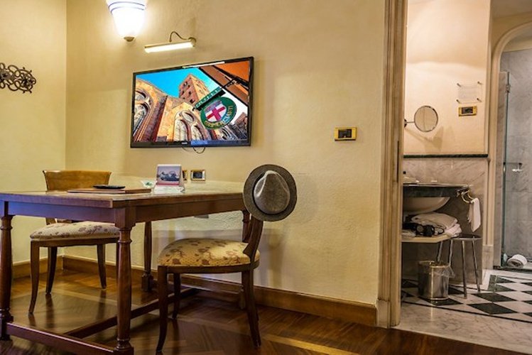 Premium-doppelzimmer art hotel commercianti bologna, italia Premium-doppelzimmer art hotel commercianti bologna, italia
