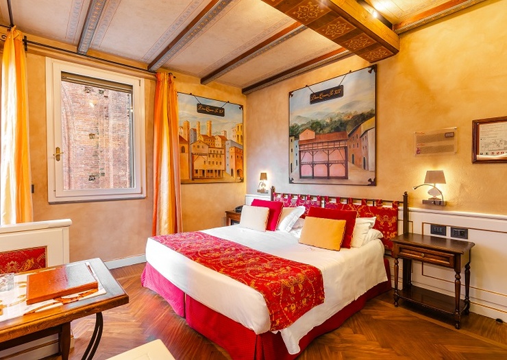 Deluxe doppelzimmer mit terrasse  Art Hotel Commercianti Bologna