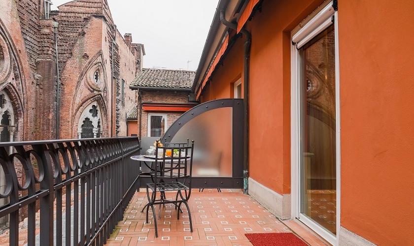 Deluxe doppelzimmer mit terrasse  Art Hotel Commercianti Bologna