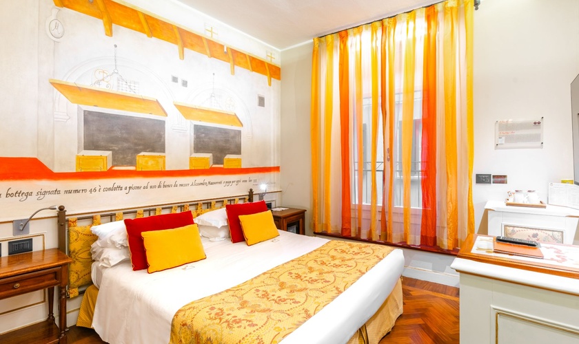 Klassisches Doppelzimmer Art Hotel Commercianti Bologna Klassisches Doppelzimmer Art Hotel Commercianti Bologna