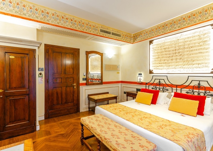 Deluxe doppelzimmer mit terrasse  Art Hotel Commercianti Bologna