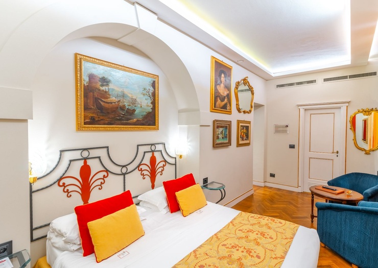 Klassisches Doppelzimmer Art Hotel Commercianti Bologna Klassisches Doppelzimmer Art Hotel Commercianti Bologna