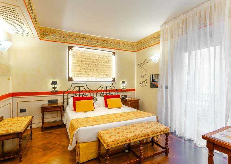 Deluxe Doppelzimmer mit Terrasse Art Hotel Commercianti Bologna Deluxe Doppelzimmer mit Terrasse Art Hotel Commercianti Bologna