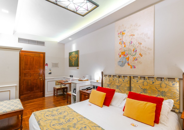Klassisches Doppelzimmer Art Hotel Commercianti Bologna Klassisches Doppelzimmer Art Hotel Commercianti Bologna