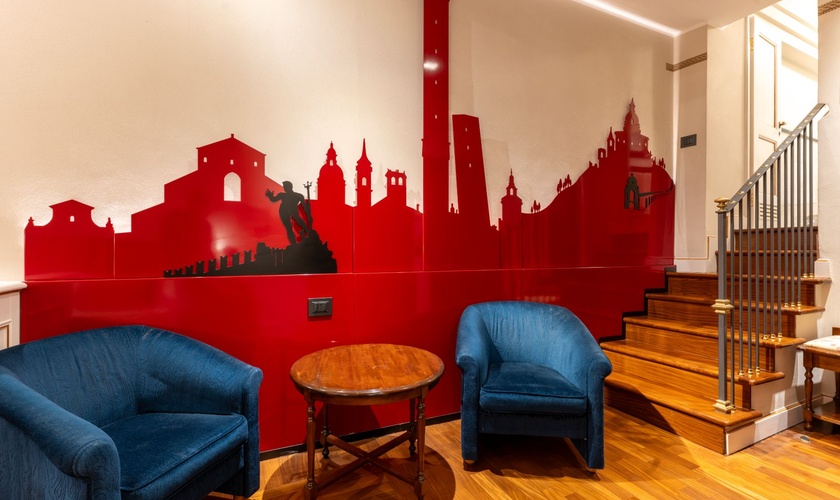 Klassisches Doppelzimmer Art Hotel Commercianti Bologna Klassisches Doppelzimmer Art Hotel Commercianti Bologna