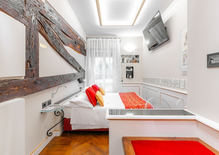 Klassisches Doppelzimmer Art Hotel Commercianti Bologna Klassisches Doppelzimmer Art Hotel Commercianti Bologna