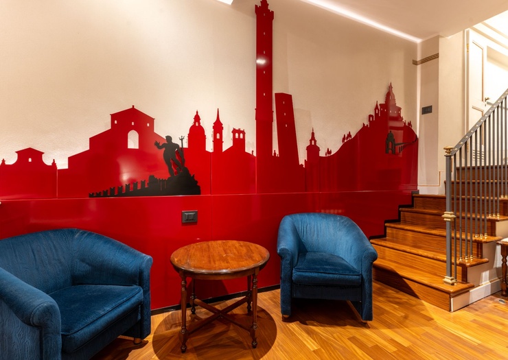 Klassisches Doppelzimmer Art Hotel Commercianti Bologna Klassisches Doppelzimmer Art Hotel Commercianti Bologna