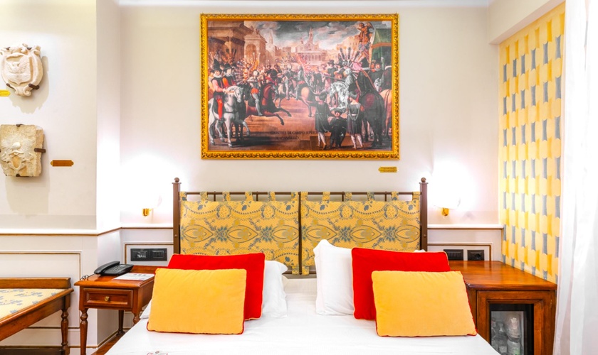 Klassisches Doppelzimmer Art Hotel Commercianti Bologna Klassisches Doppelzimmer Art Hotel Commercianti Bologna