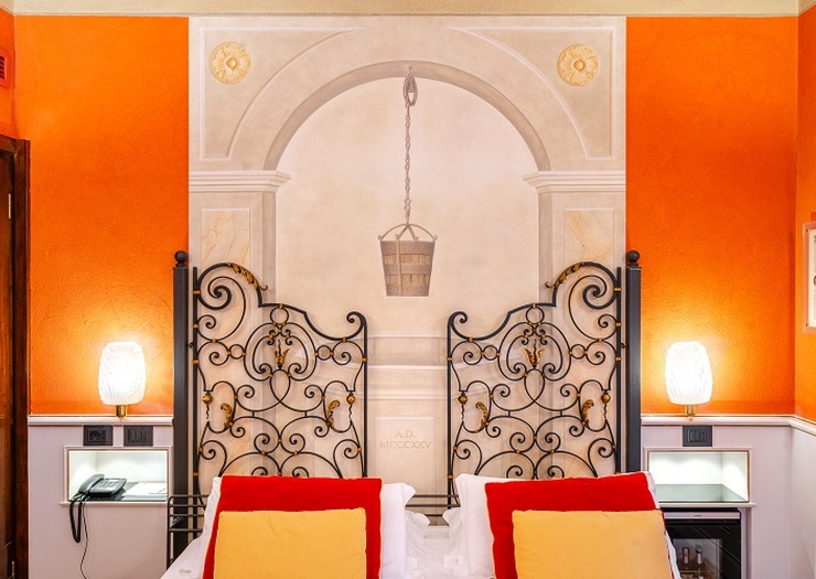 Deluxe doppelzimmer mit terrasse  Art Hotel Commercianti Bologna