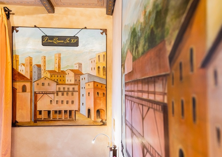 Deluxe doppelzimmer mit terrasse  Art Hotel Commercianti Bologna