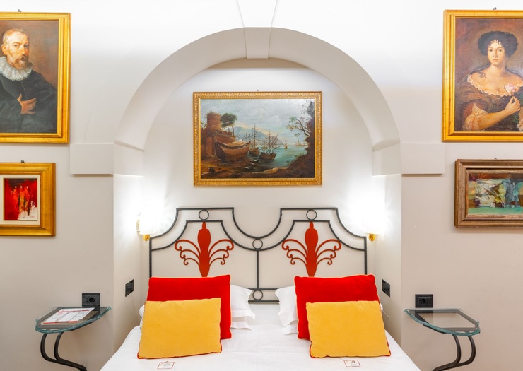 Klassisches Doppelzimmer Art Hotel Commercianti Bologna Klassisches Doppelzimmer Art Hotel Commercianti Bologna