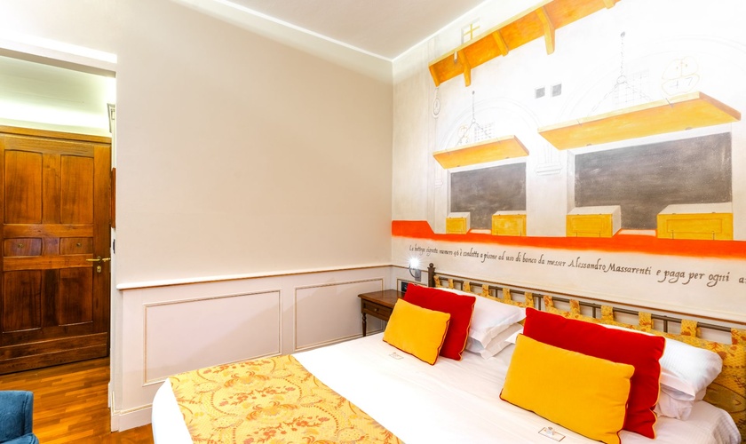 Klassisches Doppelzimmer Art Hotel Commercianti Bologna Klassisches Doppelzimmer Art Hotel Commercianti Bologna