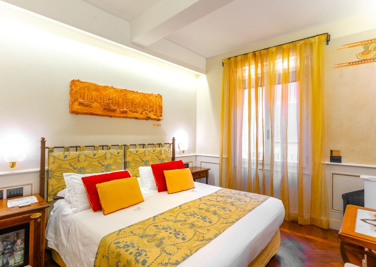 Klassisches Doppelzimmer Art Hotel Commercianti Bologna Klassisches Doppelzimmer Art Hotel Commercianti Bologna