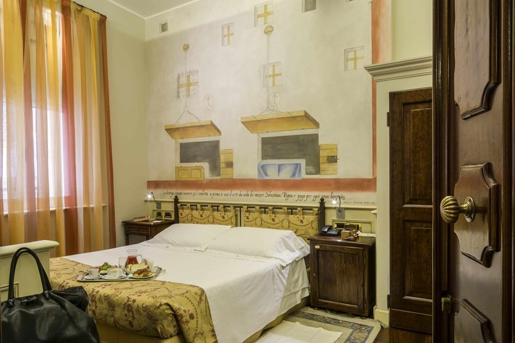 KLASSISCHES DOPPELZIMMER Art Hotel Commercianti Bologna, Italia KLASSISCHES DOPPELZIMMER Art Hotel Commercianti Bologna, Italia