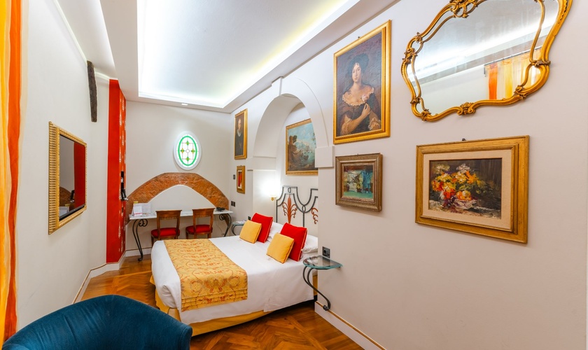 Klassisches Doppelzimmer Art Hotel Commercianti Bologna Klassisches Doppelzimmer Art Hotel Commercianti Bologna