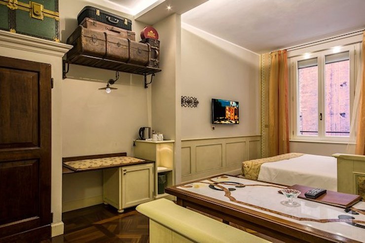 KLASSISCHES DOPPELZIMMER Art Hotel Commercianti Bologna, Italia KLASSISCHES DOPPELZIMMER Art Hotel Commercianti Bologna, Italia