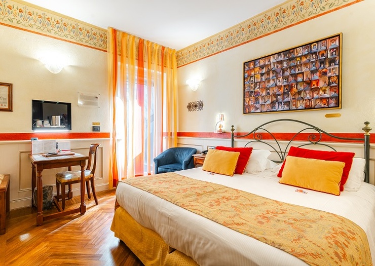 Deluxe doppelzimmer mit terrasse  Art Hotel Commercianti Bologna