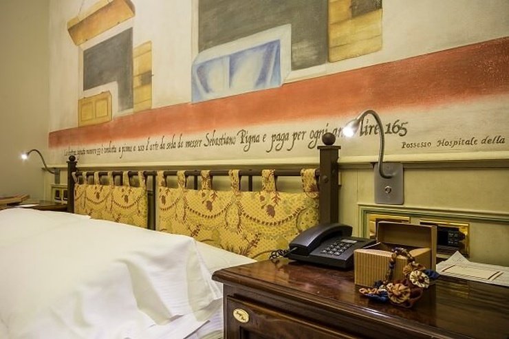 Klassisches doppelzimmer art hotel commercianti bologna Klassisches doppelzimmer art hotel commercianti bologna