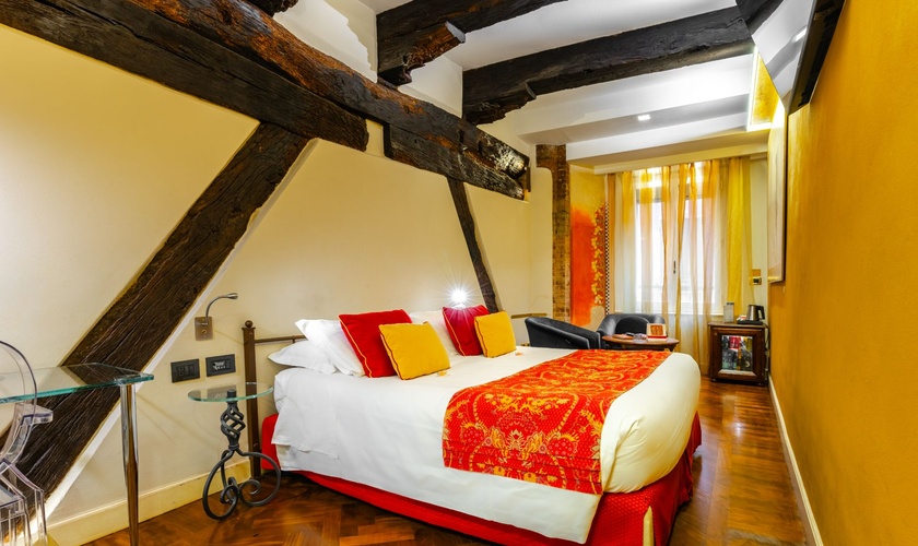 Deluxe Doppelzimmer  Art Hotel Commercianti Bologna