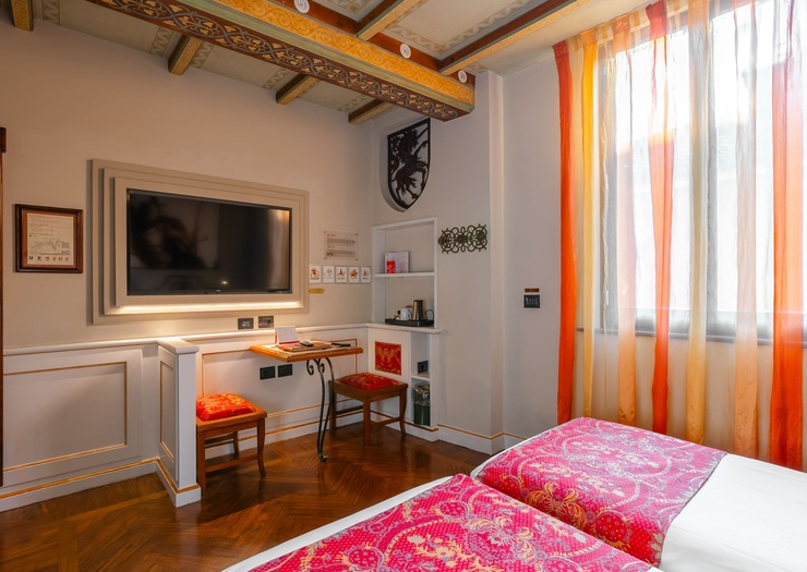 Deluxe Doppelzimmer Art Hotel Commercianti Bologna Deluxe Doppelzimmer Art Hotel Commercianti Bologna