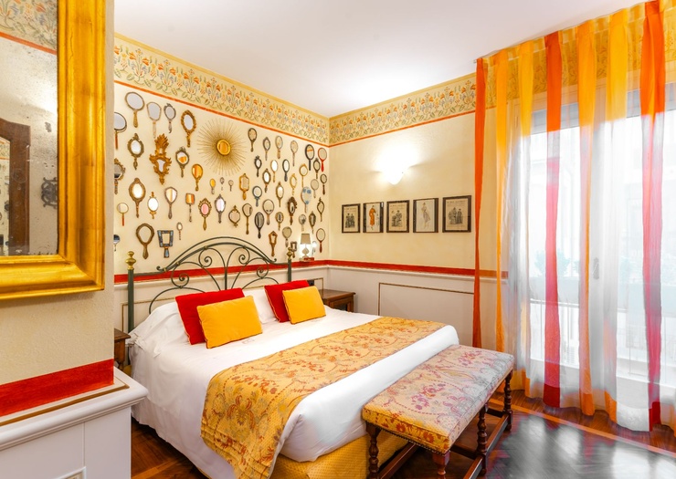 Deluxe Doppelzimmer Art Hotel Commercianti Bologna Deluxe Doppelzimmer Art Hotel Commercianti Bologna