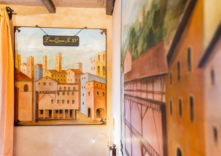 Deluxe Doppelzimmer mit Terrasse Art Hotel Commercianti Bologna Deluxe Doppelzimmer mit Terrasse Art Hotel Commercianti Bologna