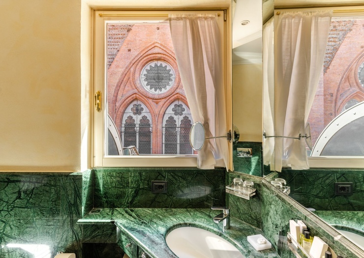 Deluxe Doppelzimmer mit Terrasse Art Hotel Commercianti Bologna Deluxe Doppelzimmer mit Terrasse Art Hotel Commercianti Bologna