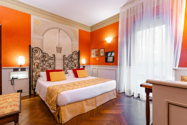 Deluxe Doppelzimmer mit Terrasse  Art Hotel Commercianti in Bologna