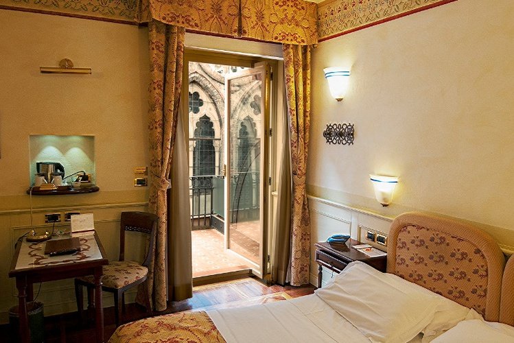 Premium-doppelzimmer art hotel commercianti bologna, italia Premium-doppelzimmer art hotel commercianti bologna, italia