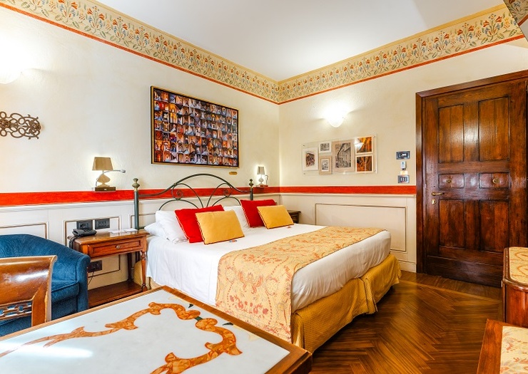 Deluxe doppelzimmer mit terrasse  Art Hotel Commercianti Bologna