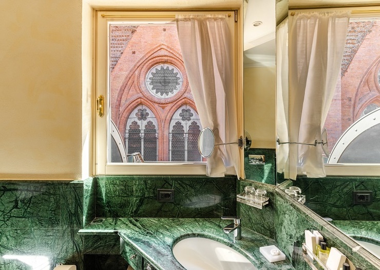 Deluxe doppelzimmer mit terrasse  Art Hotel Commercianti Bologna