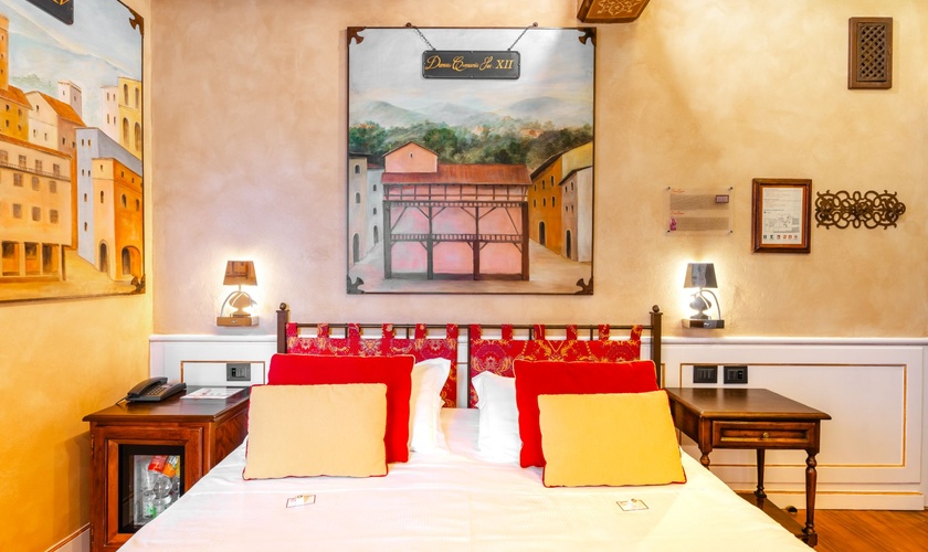 Deluxe Doppelzimmer mit Terrasse Art Hotel Commercianti Bologna Deluxe Doppelzimmer mit Terrasse Art Hotel Commercianti Bologna