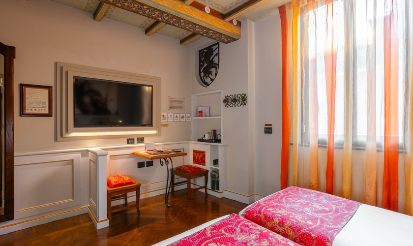 Deluxe Doppelzimmer  Art Hotel Commercianti Bologna