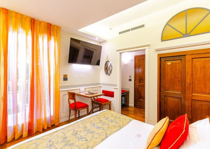 Deluxe Doppelzimmer Art Hotel Commercianti Bologna Deluxe Doppelzimmer Art Hotel Commercianti Bologna