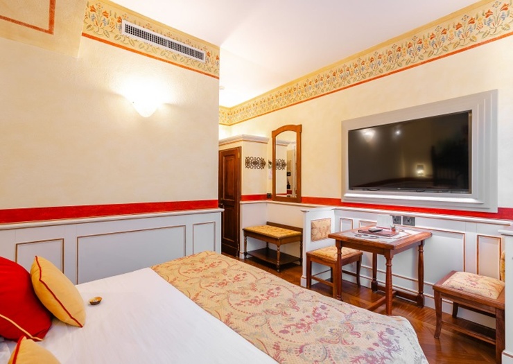 Deluxe Doppelzimmer Art Hotel Commercianti Bologna Deluxe Doppelzimmer Art Hotel Commercianti Bologna