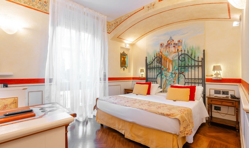 Deluxe Doppelzimmer  Art Hotel Commercianti Bologna