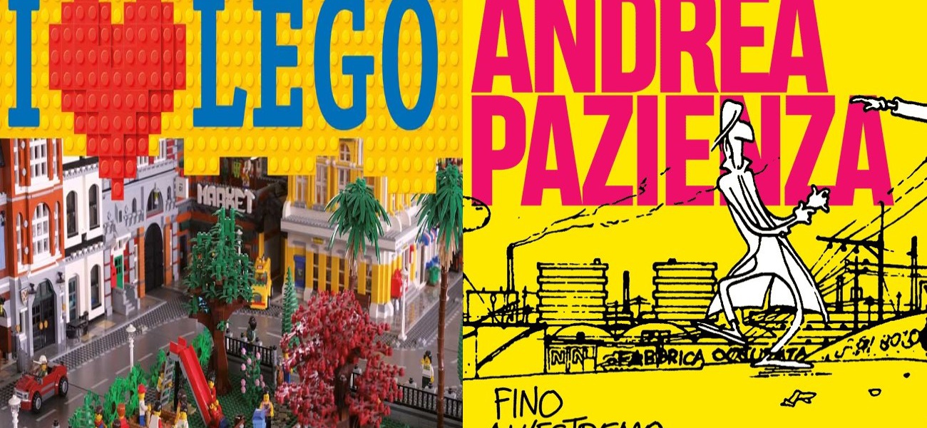 Exhibitions Palazzo Albergati: I LOVE LEGO and ANDREA PAZIENZA  