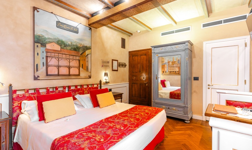 Deluxe Doppelzimmer mit Terrasse Art Hotel Commercianti Bologna Deluxe Doppelzimmer mit Terrasse Art Hotel Commercianti Bologna
