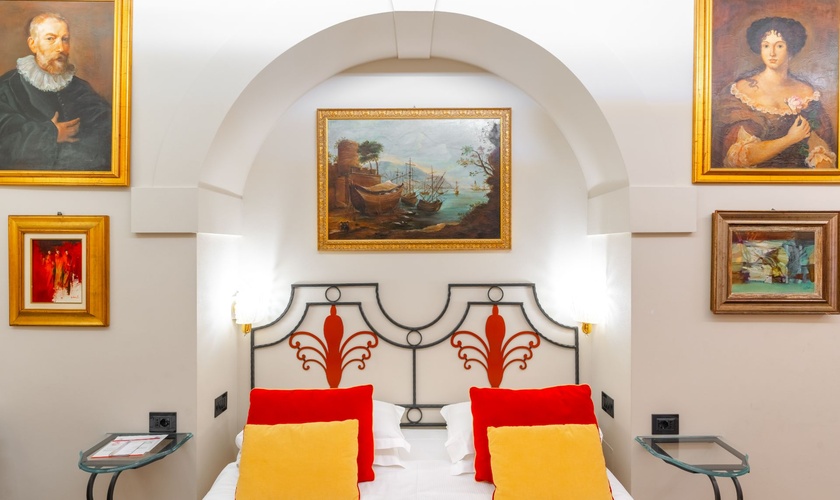 Klassisches Doppelzimmer Art Hotel Commercianti Bologna Klassisches Doppelzimmer Art Hotel Commercianti Bologna