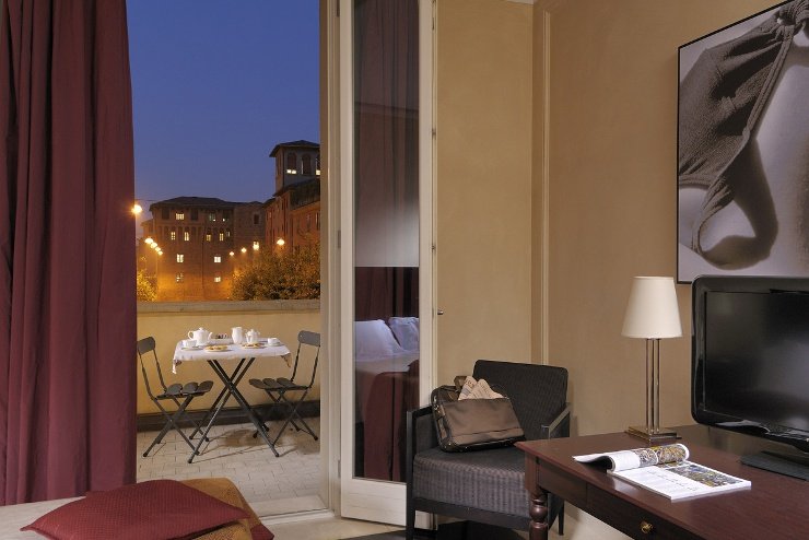 DELUXE-DOPPELZIMMER Art Hotel Novecento Bologna, Italia DELUXE-DOPPELZIMMER Art Hotel Novecento Bologna, Italia