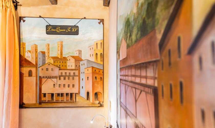 Deluxe Doppelzimmer mit Terrasse Art Hotel Commercianti Bologna Deluxe Doppelzimmer mit Terrasse Art Hotel Commercianti Bologna