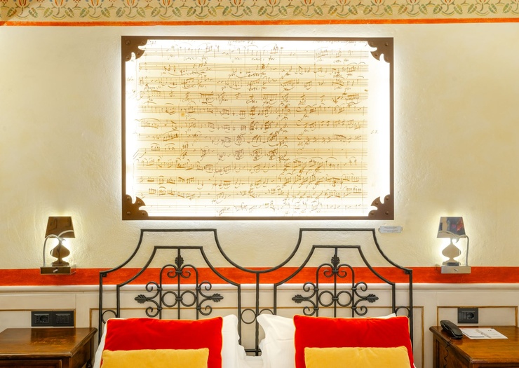 Deluxe Doppelzimmer mit Terrasse Art Hotel Commercianti Bologna Deluxe Doppelzimmer mit Terrasse Art Hotel Commercianti Bologna