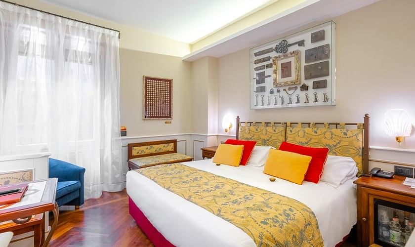 Klassisches doppelzimmer Art Hotel Commercianti Bologna Klassisches doppelzimmer Art Hotel Commercianti Bologna