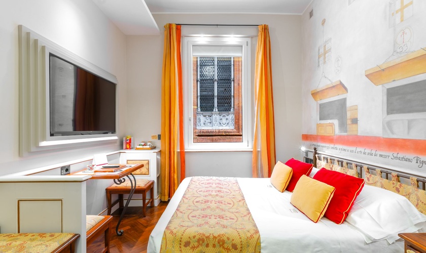 Klassisches Doppelzimmer Art Hotel Commercianti Bologna Klassisches Doppelzimmer Art Hotel Commercianti Bologna