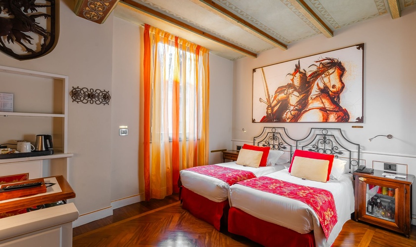 Deluxe Doppelzimmer  Art Hotel Commercianti Bologna