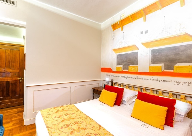 Klassisches Doppelzimmer Art Hotel Commercianti Bologna Klassisches Doppelzimmer Art Hotel Commercianti Bologna