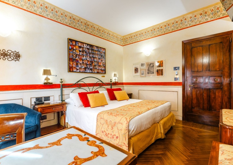 Deluxe Doppelzimmer mit Terrasse Art Hotel Commercianti Bologna Deluxe Doppelzimmer mit Terrasse Art Hotel Commercianti Bologna